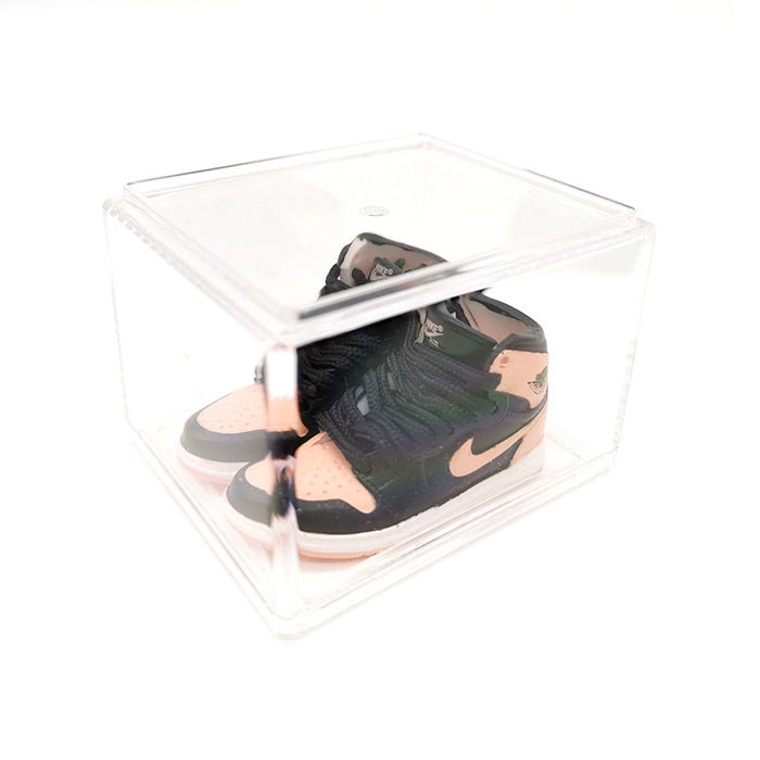 Wholesale Enamel Sneakers Plastic Transparent Box Keychains Ornaments JDC-KC-TuoH008