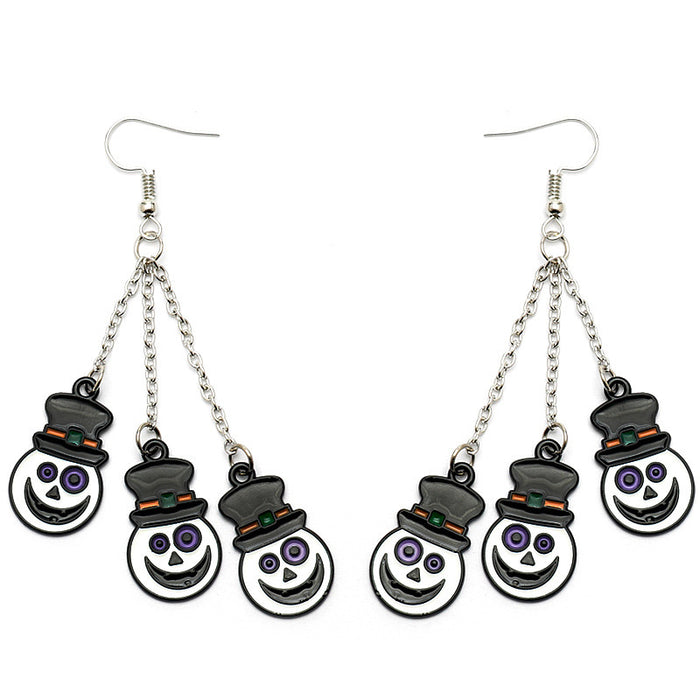 Wholesale Earrings Alloy Halloween Ghost Funny JDC-ES-Dsheng005