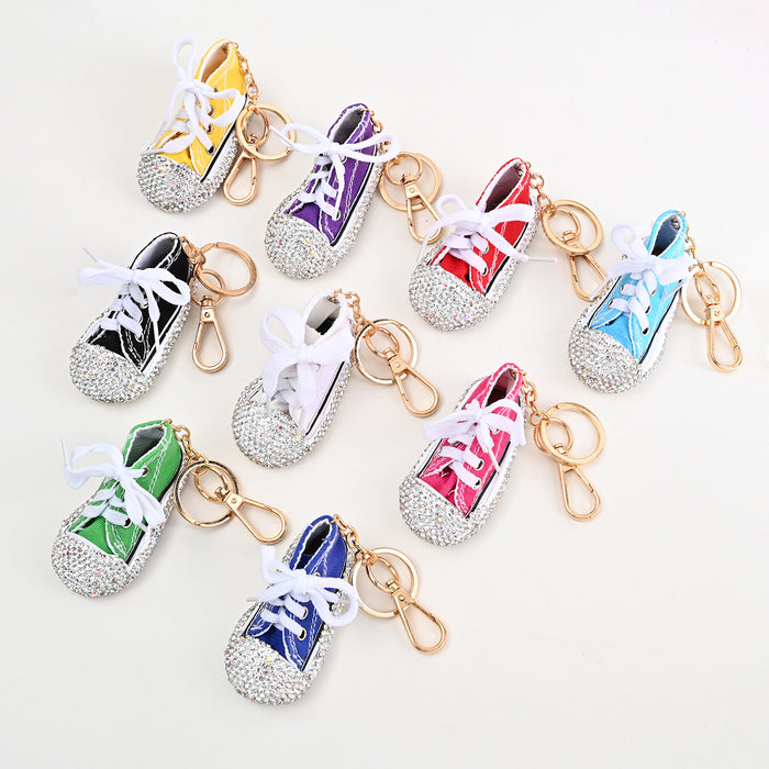 Jewelry WholesaleWholesale cartoon small shoes micro-diamond keychain JDC-KC-JFan001 Keychains 锦帆 %variant_option1% %variant_option2% %variant_option3%  Factory Price JoyasDeChina Joyas De China