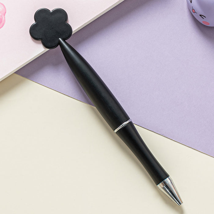 Wholesale Ballpoint Pen Plastic Cartoon Flowers Gel Pen JDC-BP-HongD002