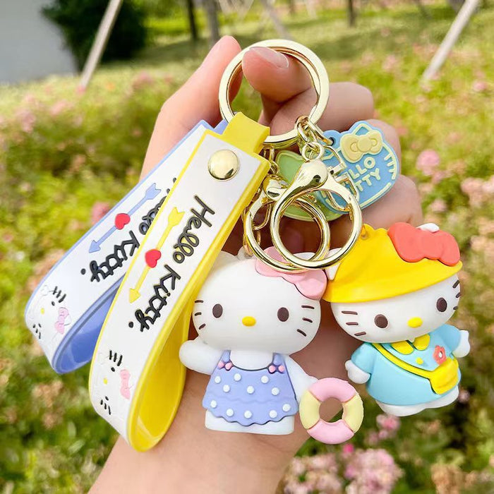 Jewelry WholesaleWholesale cat series keychain cartoon couple jewelry bag car key pendant MOQ≥2 JDC-KC-JuXing001 Keychains 聚兴 %variant_option1% %variant_option2% %variant_option3%  Factory Price JoyasDeChina Joyas De China