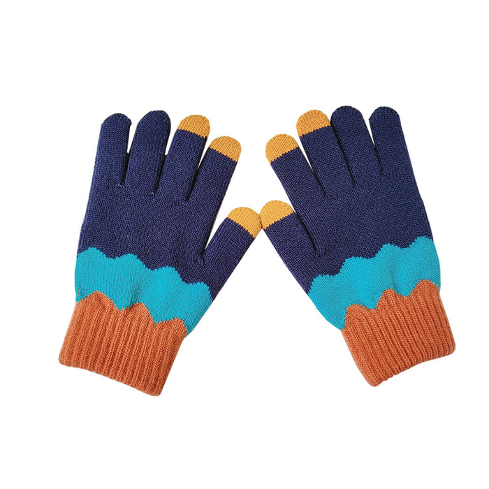 Wholesale Gloves Acrylic Knitting Warm Winter Thick Wool Cute MOQ≥2 JDC-GS-YuQ002