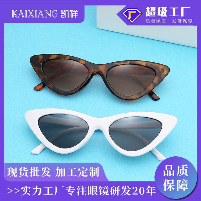 Jewelry WholesaleWholesale cat's eye fashion triangle small frame sunglasses JDC-SG-KaiX010 Sunglasses 凯祥 %variant_option1% %variant_option2% %variant_option3%  Factory Price JoyasDeChina Joyas De China