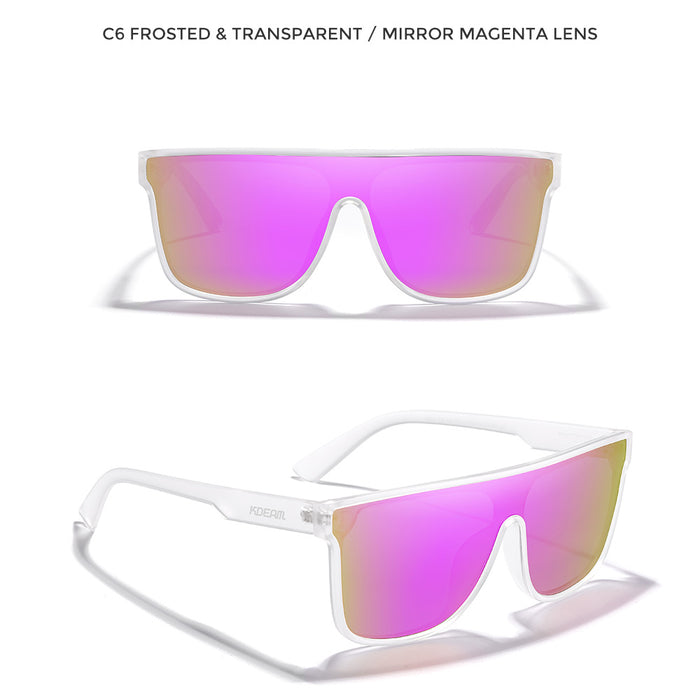 Wholesale Large Frame Windproof Glasses One Piece Fashion Sunglasses JDC-SG-HuiH005