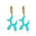 Jewelry WholesaleWholesale Candy Color Cartoon Balloon Dog Alloy Earrings JDC-ES-ZL018 Earrings 钻拉 %variant_option1% %variant_option2% %variant_option3%  Factory Price JoyasDeChina Joyas De China