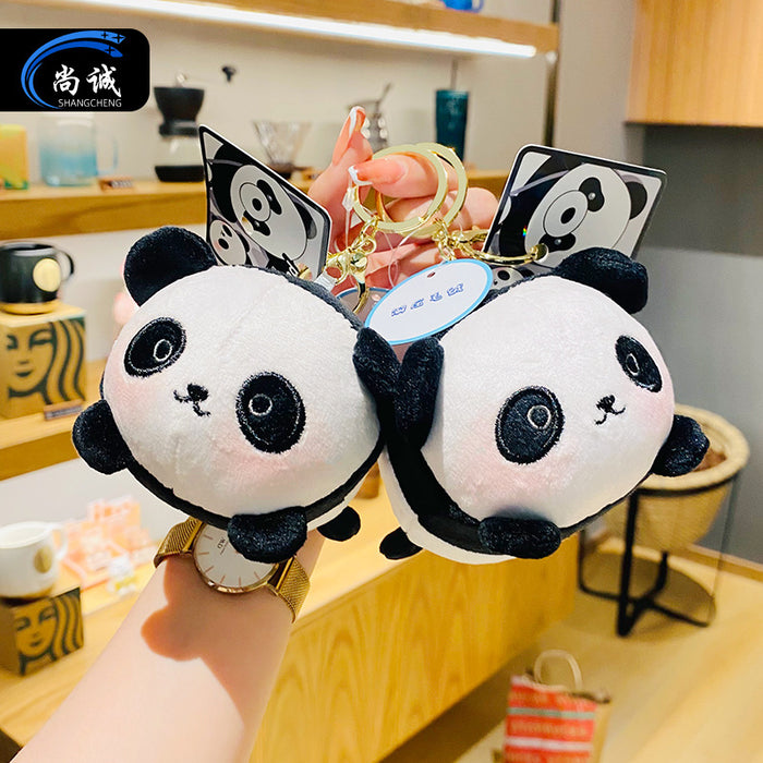 Wholesale panda pendant series decompressed fabric doll keychain JDC-KC-SCheng023