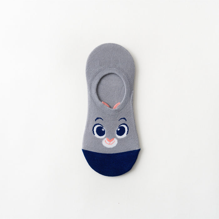 Wholesale Summer Bugs Bunny Invisible Socks Cartoon Boat Socks MOQ≥5 JDC-SK-ZQB002