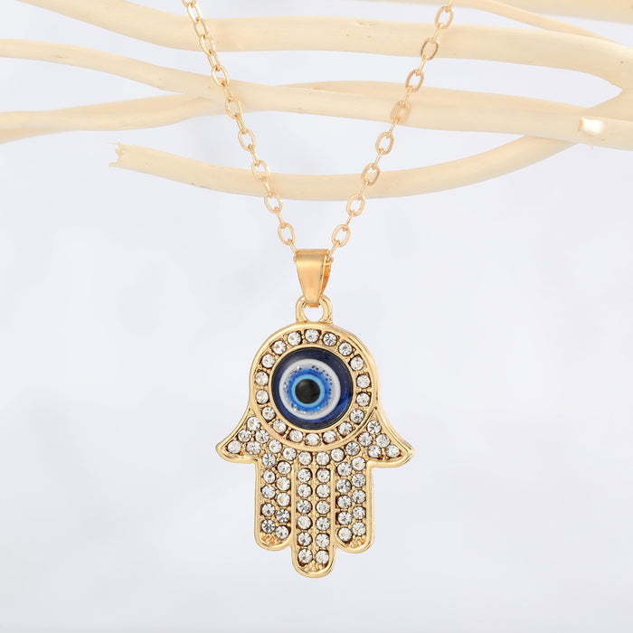 Jewelry WholesaleWholesale Devil's Eye Alloy Necklace MOQ≥6 JDC-NE-Juej001 Necklaces 觉际 %variant_option1% %variant_option2% %variant_option3%  Factory Price JoyasDeChina Joyas De China