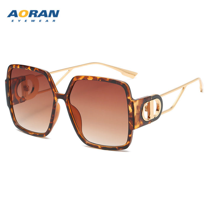 Wholesale wide leg decorative street shot anti ultraviolet Sunglasses JDC-SG-AoR012