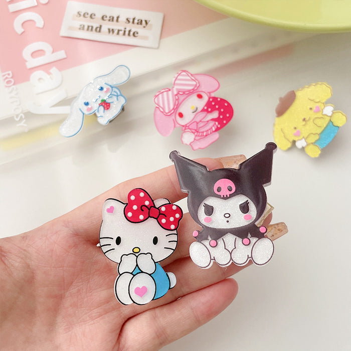 Wholesale Hair Clips Acrylic Cute Cartoon Animation Glowing LED(M) JDC-HC-QiY006