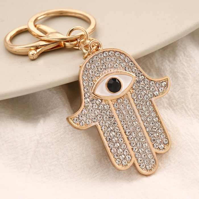 Jewelry WholesaleWholesale creative devil's eye metal keychain MOQ≥2 JDC-KC-ChaoK004 Keychains 超凯 %variant_option1% %variant_option2% %variant_option3%  Factory Price JoyasDeChina Joyas De China