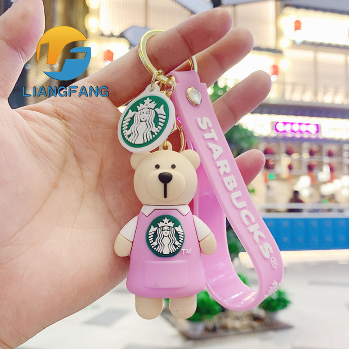 Wholesale Trend Cartoon Epoxy Keychain Cute Doll JDC-KC-LFang001