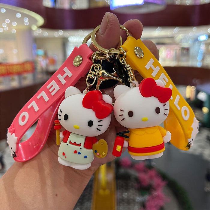 Wholesale Keychains PVC Cute Cartoon Anime MOQ≥5 (M) JDC-KC-MiaoY012