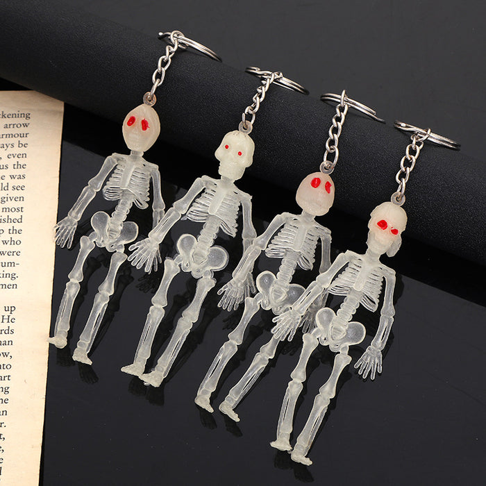 Wholesale Luminous Skull Keychain MOQ≥2 JDC-KC-XXing008