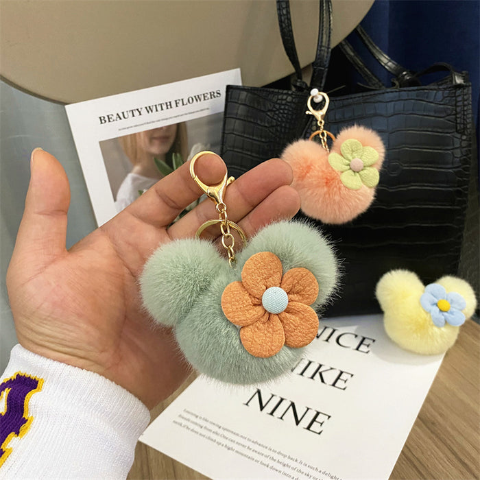 Wholesale Keychain Metal Cute Cartoon Plush Keychain JDC-KC-KaiY006