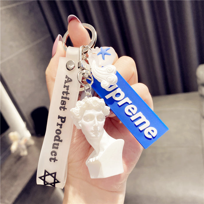 Wholesale Exquisite Sculpture Resin Keychain JDC-KC-YCYK001