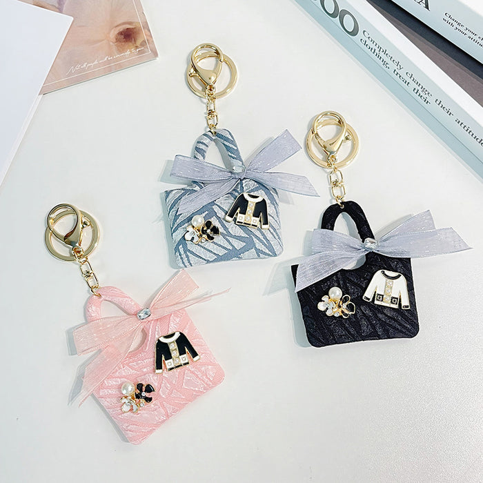 Wholesale keychain pvc small flower bag exquisite cute mini bag MOQ≥2 JDC-KC-CH102