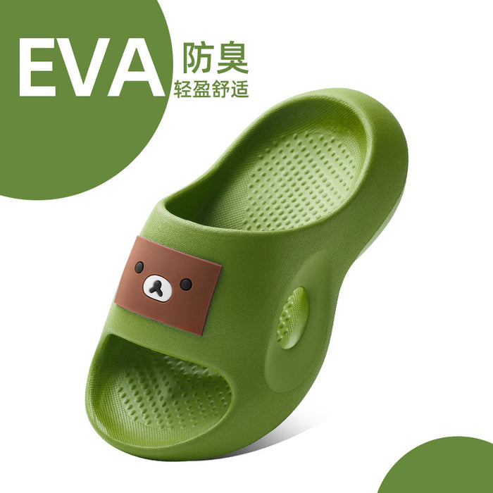 Jewelry WholesaleWholesale Kids Summer EVA Anti-Slip Bear Soft Sole Slippers JDC-SP-FenD002 Slippers 芬典 %variant_option1% %variant_option2% %variant_option3%  Factory Price JoyasDeChina Joyas De China