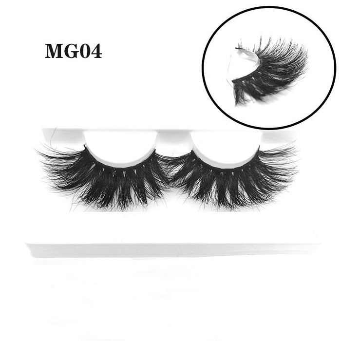 Jewelry WholesaleWholesale pair of 27mm fluffy eyelashes curling messy eyelashes MOQ≥3 JDC-EY-XLin005 eyelashes 馨琳 %variant_option1% %variant_option2% %variant_option3%  Factory Price JoyasDeChina Joyas De China