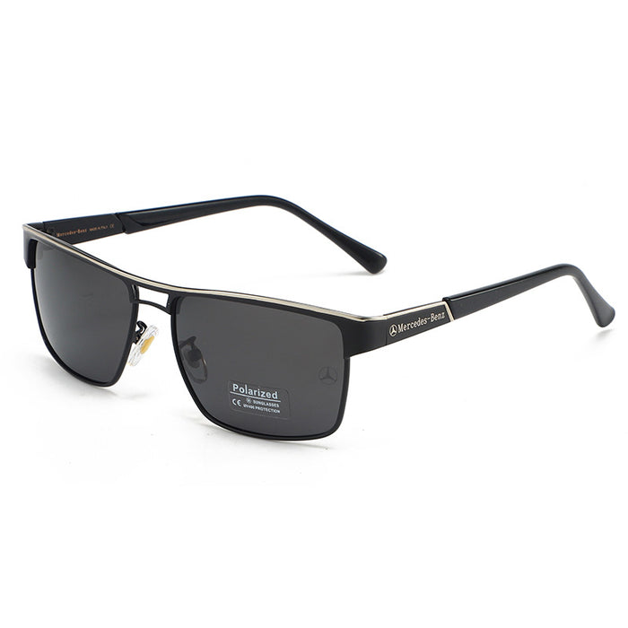 Wholesale metal frame sunglasses driving mirror polarized glasses without box JDC-SG-MenF008