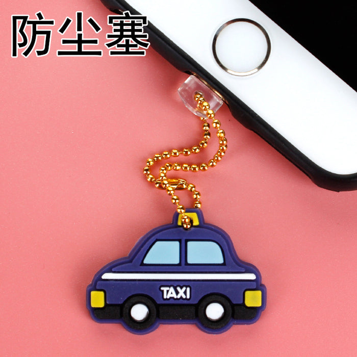 Wholesale Mobile Phone Dust Plug PVC Cute Car Airplane Pendant MOQ≥3 JDC-PC-ZhongJ009