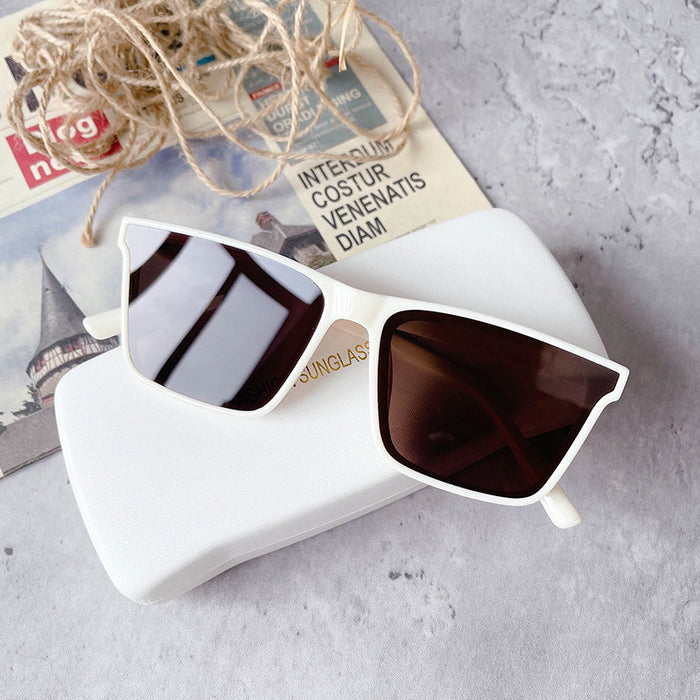 Wholesale square frame sunglasses same style street glasses MOQ≥2 JDC-SG-GuangD017