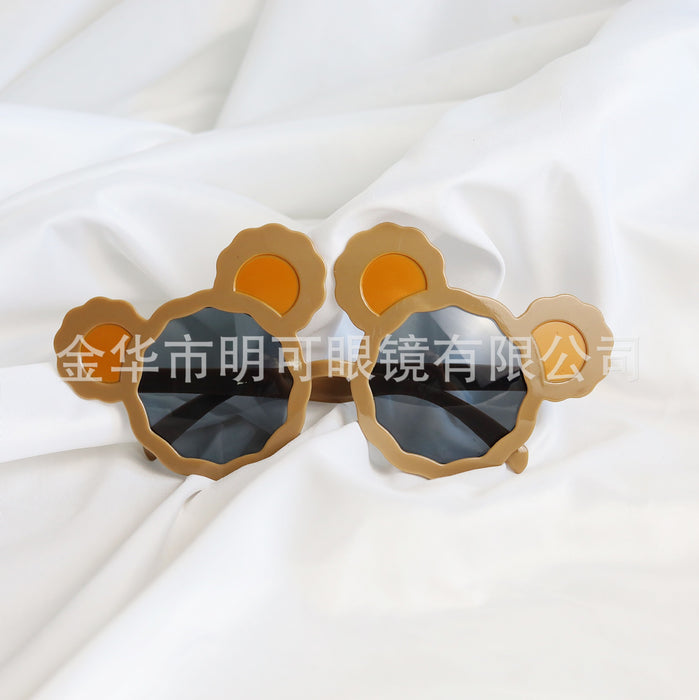 Jewelry WholesaleWholesale cartoon children's birthday toys bear glasses JDC-SG-MingK002 Sun Glasses 明可 %variant_option1% %variant_option2% %variant_option3%  Factory Price JoyasDeChina Joyas De China