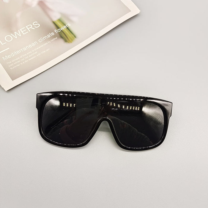 Wholesale Large Frame Sunglasses Personality Siamese Comfortable MOQ≥2 JDC-SG-BoH005