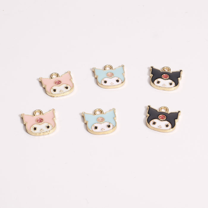 Wholesale Cartoon Enamel Alloy Bracelet Charms Accessories (M) MOQ≥10 JDC-CS-LingM008