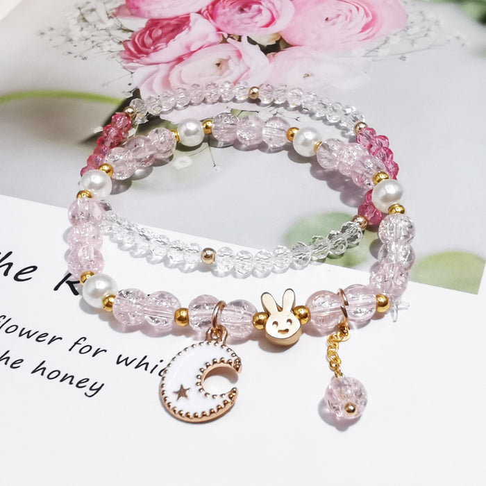 Wholesale summer fresh glass popping crystal bracelet JDC-BT-LiM010