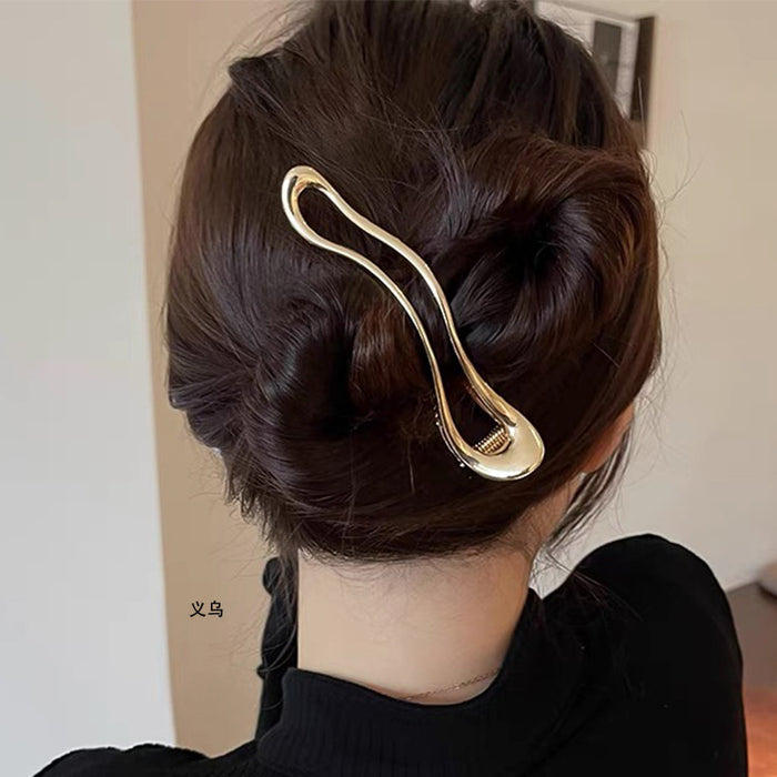 Wholesale metal duckbill alligator hair clip MOQ≥2 JDC-HC-WSW004