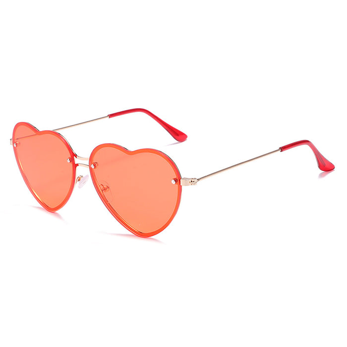 Jewelry WholesaleWholesale Cute Love Frameless Sunglasses JDC-SG-HongW001 Sunglasses 宏伟 %variant_option1% %variant_option2% %variant_option3%  Factory Price JoyasDeChina Joyas De China