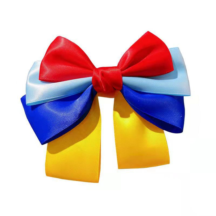 Wholesale princess bow ribbon hairpin for girls JDC-HC-DR003