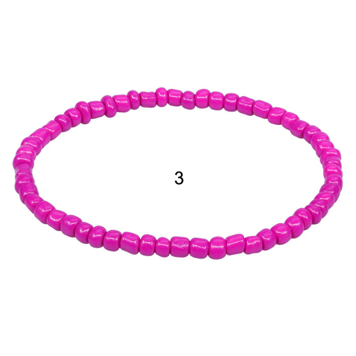 Jewelry WholesaleWholesale Glass Rice Beads Boho Colorful Beach Anklet JDC-AS-Yh009 Anklet 益烨 %variant_option1% %variant_option2% %variant_option3%  Factory Price JoyasDeChina Joyas De China