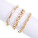 Jewelry WholesaleWholesale alloy coarse chain multi-layer bracelet JDC-BT-Qiandi001 Bracelet 纤迪 %variant_option1% %variant_option2% %variant_option3%  Factory Price JoyasDeChina Joyas De China