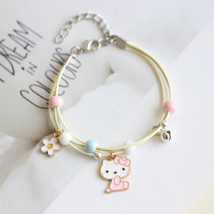 Wholesale Bracelet Alloy Ceramic Cartoon Cute Hand Strap MOQ≥2 (S) JDC-BT-YiXiang003