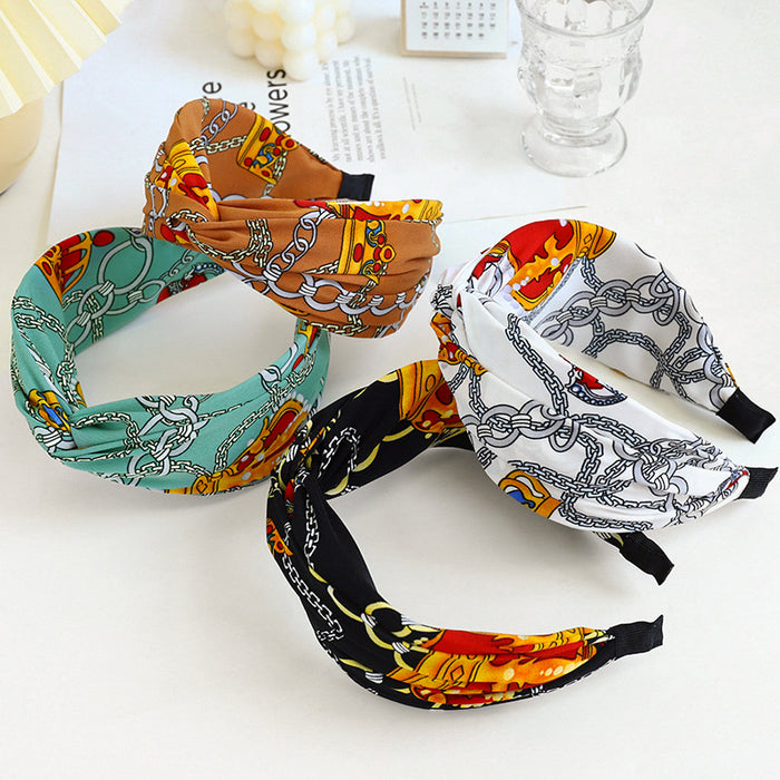 Wholesale fabric headband fashion print MOQ≥2 JDC-HD-MIs007