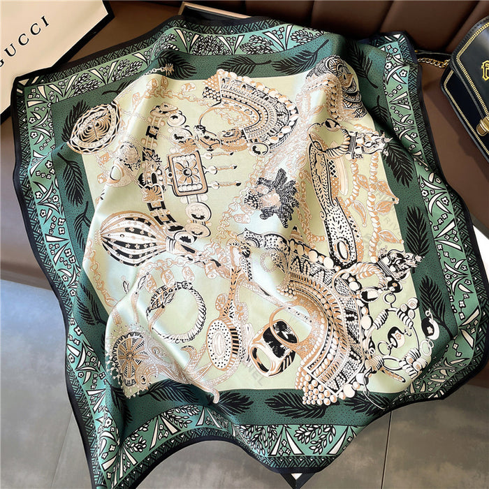 Wholesale Silk Scarf Silk Scarf Mulberry Silk 70cm (F) MOQ≥2 JDC-SS-Zhitao004