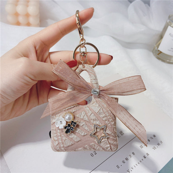 Wholesale Lace Bag Shape Keychain JDC-KC-LX049