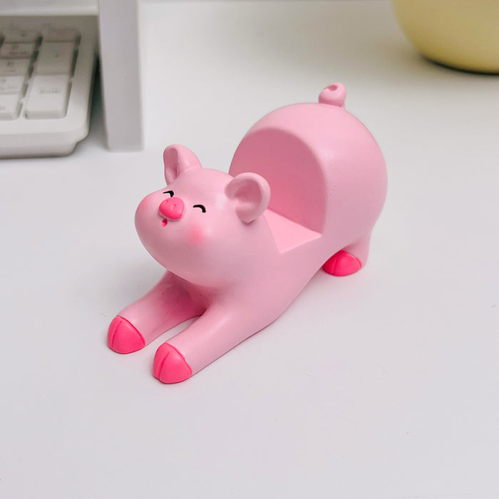 Wholesale Grips Plastic Cartoon Cute Pig Ornament MOQ≥2 JDC-PS-LouC001