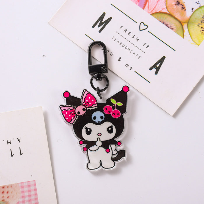 Wholesale Cute Acrylic Keychain Cartoon Pendant Bag Jewelry MOQ≥2 (M) JDC-KC-GHui012