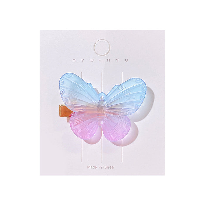 Jewelry WholesaleWholesale gradient color butterfly hair clip broken hair bang clip JDC-HC-I407 Hair Clips 溪南 %variant_option1% %variant_option2% %variant_option3%  Factory Price JoyasDeChina Joyas De China