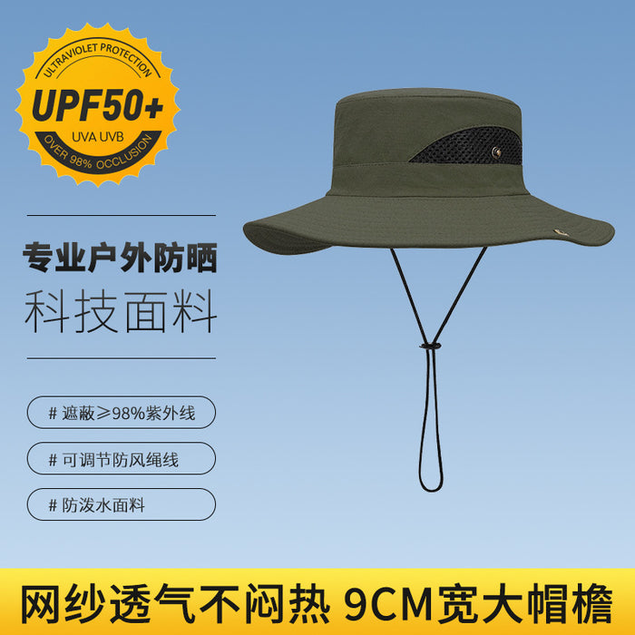 Jewelry WholesaleWholesale summer men's outdoor sunscreen fabric fisherman hat MOQ≥2 JDC-FH-RG001 Fashionhat 润谷 %variant_option1% %variant_option2% %variant_option3%  Factory Price JoyasDeChina Joyas De China