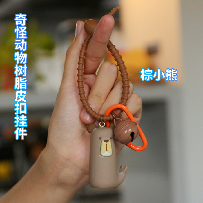 Wholesale Keychain Resin Cartoon Cute Animals JDC-KC-XTang014