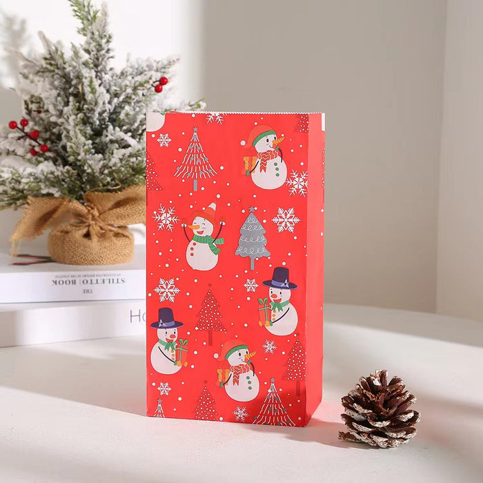 Wholesale Gift Bag Kraft Paper Christmas Gift Bag MOQ≥12 JDC-GB-Ganrui019