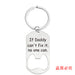 Jewelry WholesaleWholesale Father's Day Bottle Opener Metal Keychain JDC-KC-GangGu024 Keychains 钢古 %variant_option1% %variant_option2% %variant_option3%  Factory Price JoyasDeChina Joyas De China