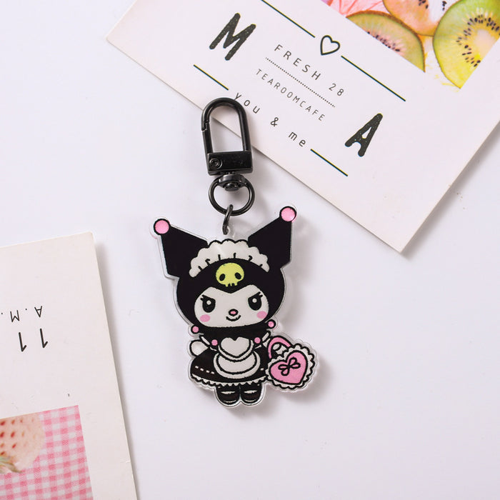 Wholesale Cute Acrylic Keychain Cartoon Pendant Bag Jewelry MOQ≥2 (M) JDC-KC-GHui012