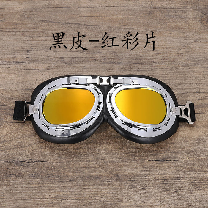 Wholesale Goggles PC Retro Windproof Motorcycle MOQ≥2 JDC-SG-XunLong003