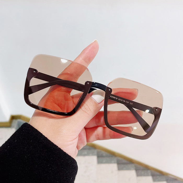 Jewelry WholesaleWholesale large frame thin anti ultraviolet Sunglasses JDC-SG-PLS043 Sunglasses 普琳丝 %variant_option1% %variant_option2% %variant_option3%  Factory Price JoyasDeChina Joyas De China