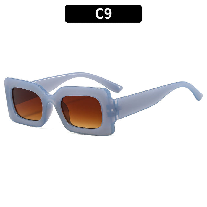 Wholesale Sunglasses AC Square Jelly Color MOQ≥2 JDC-SG-XiA031